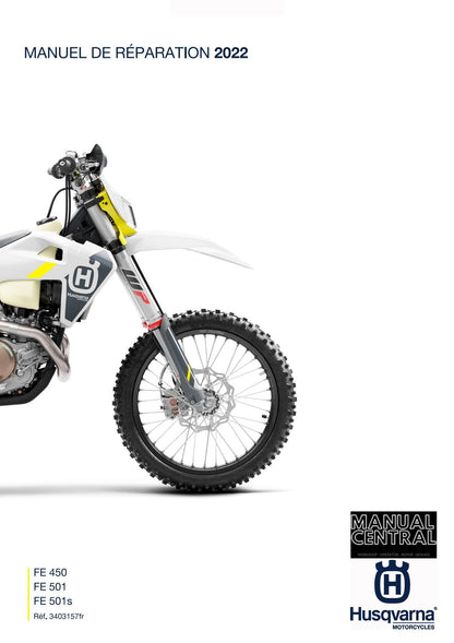 French Language - Husqvarna 2022 - FE 450 501 501s - Manuel De Reparation