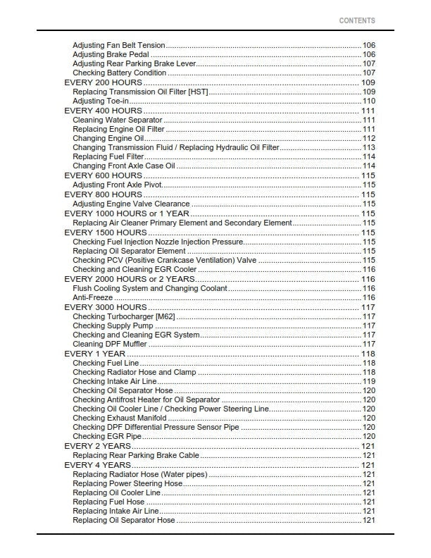 Kubota Tractor - L47TL M62TL - Operator Manual
