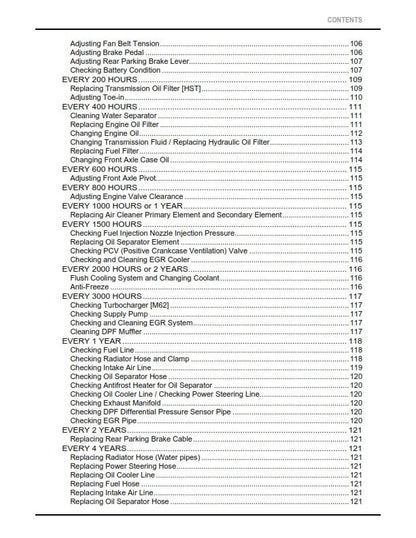 Kubota Tractor - L47TL M62TL - Operator Manual