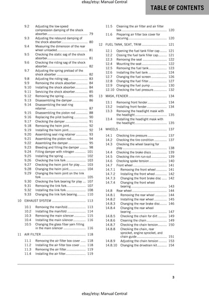 KTM 2018 - 250 300 Exc Six Days Xc-w Tpi - Service Workshop Repair Manual