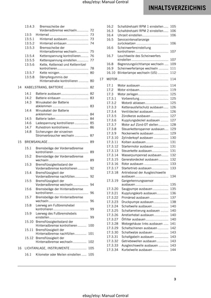German Language - KTM 2016 - 390 Duke - Reparaturanleitung - Service Workshop Repair Manual
