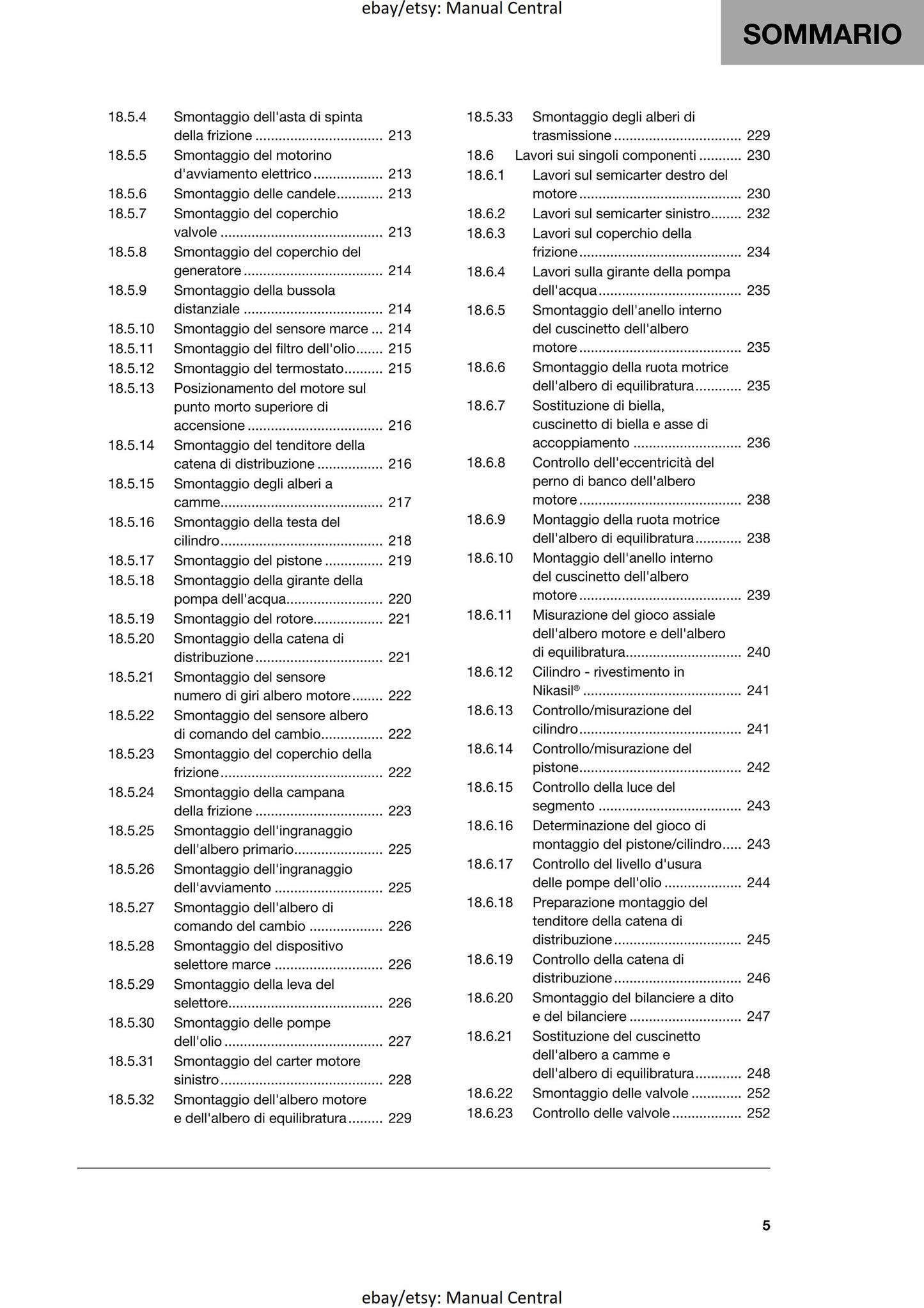 PDF - Italian Language - Husqvarna 2019 - Svartpilen 701 Style - Manuale Di Riparazione