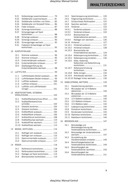 PDF - German Language - KTM 2023 - 450 Smr - Reparaturanleitung - Service Workshop Repair Manual