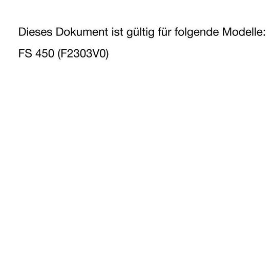 German Language - Husqvarna 2022 - FS 450 - Reparaturanleitung