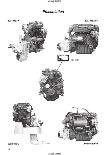 Volvo Penta - Engine Unit - 2001 2002 2003 2003T - Workshop Service Repair Manual - 08-2000 edition