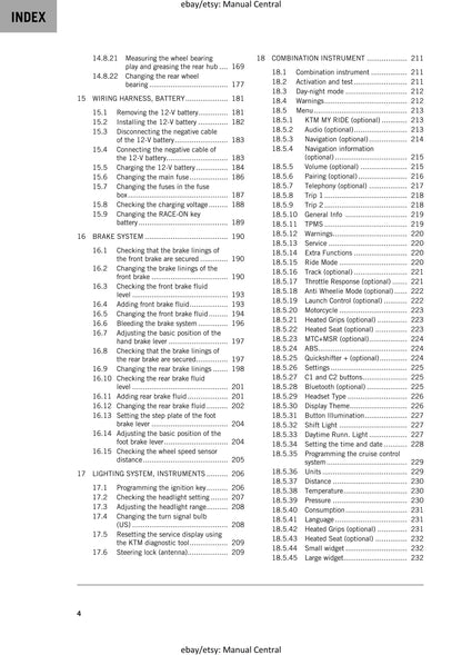KTM 2020 - 1290 Super Duke R - Service Workshop Repair Manual
