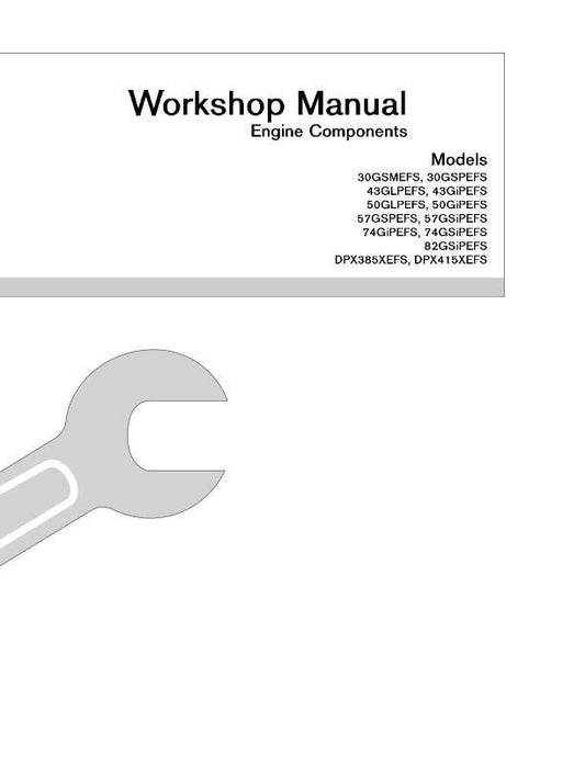 Volvo Penta Engine Components - Workshop Service Repair - 30GSMEFS 30GSPEFS 43GLPEFS 43GiPEFS 50GLPEFS 50GiPEFS 57GSPEFS 57GSiPEFS 74GiPEFS