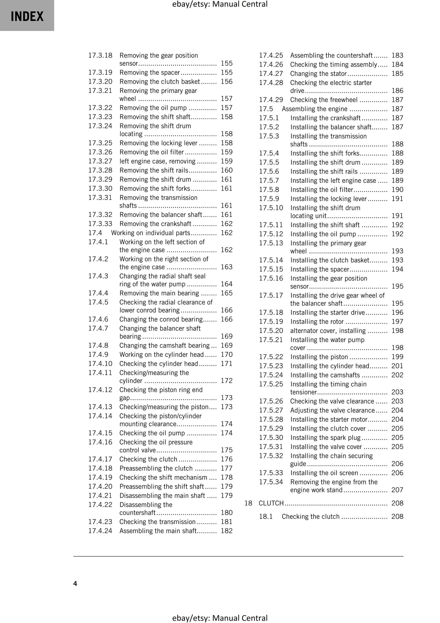 PDF - KTM 2020 - 200 Duke - Service Workshop Repair Manual