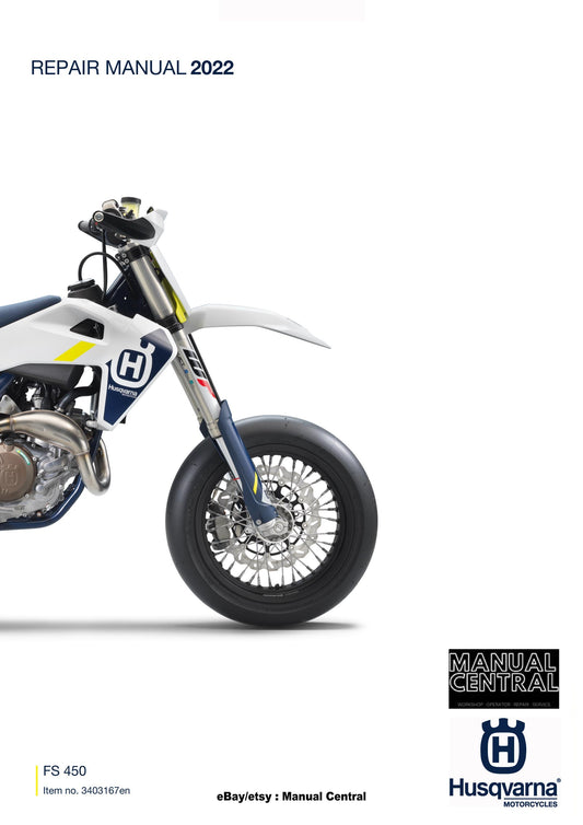 Husqvarna 2022 - FS 450 - Service Workshop Repair Manual