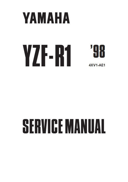 Yamaha YZF-R1 1998 TO 2000 - Workshop Service Repair Manual