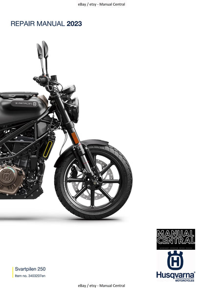 Husqvarna 2023 - Svartpilen 250 - Service Workshop Repair Manual