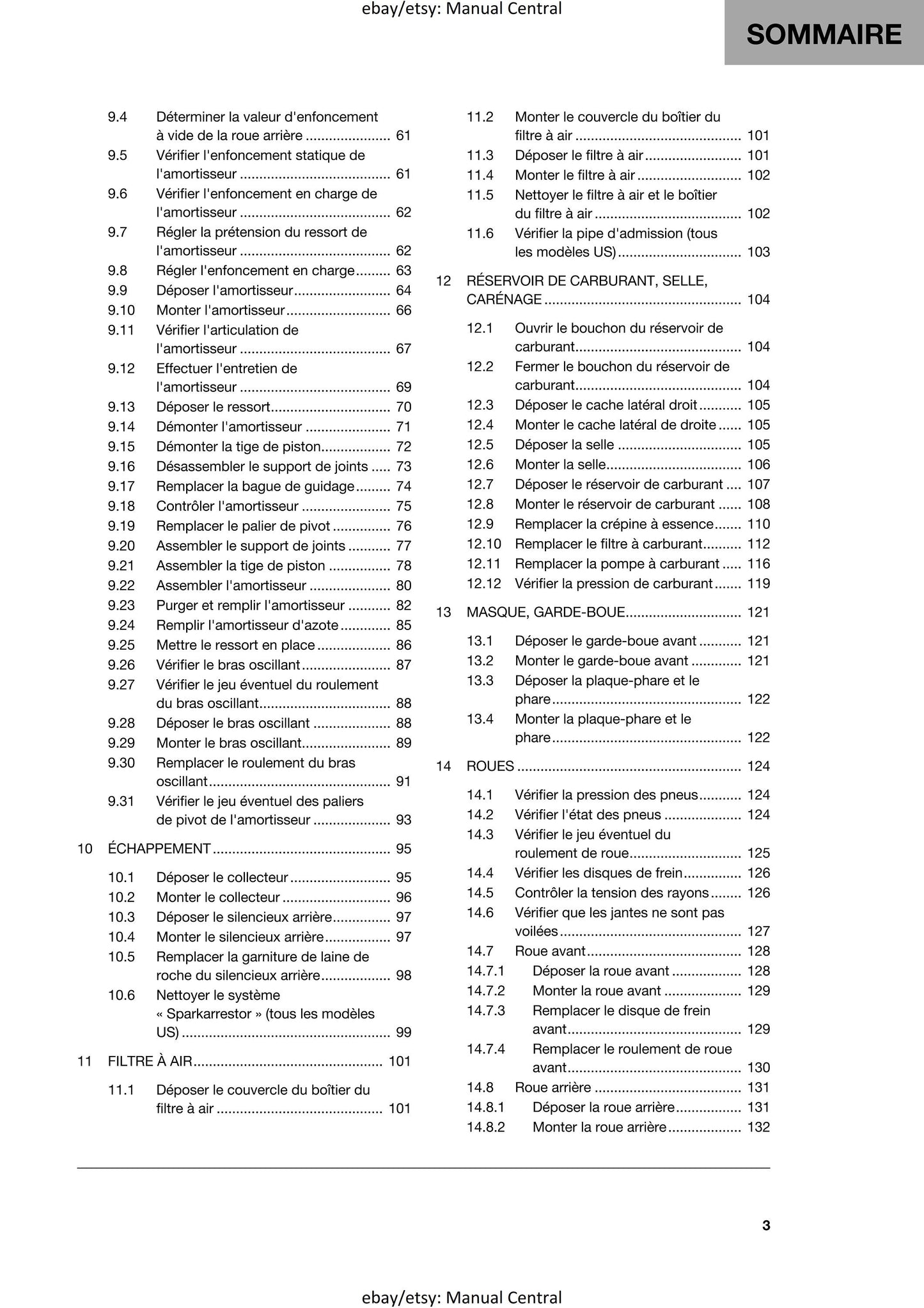 PDF - French Language - Husqvarna 2021 - FE 450 501 501s - Manuel De Reparation