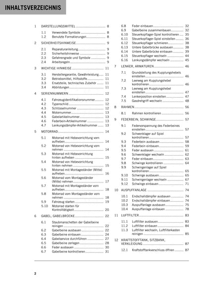 German Language - KTM 2023 - 790 Adventure - Reparaturanleitung - Service Workshop Repair Manual