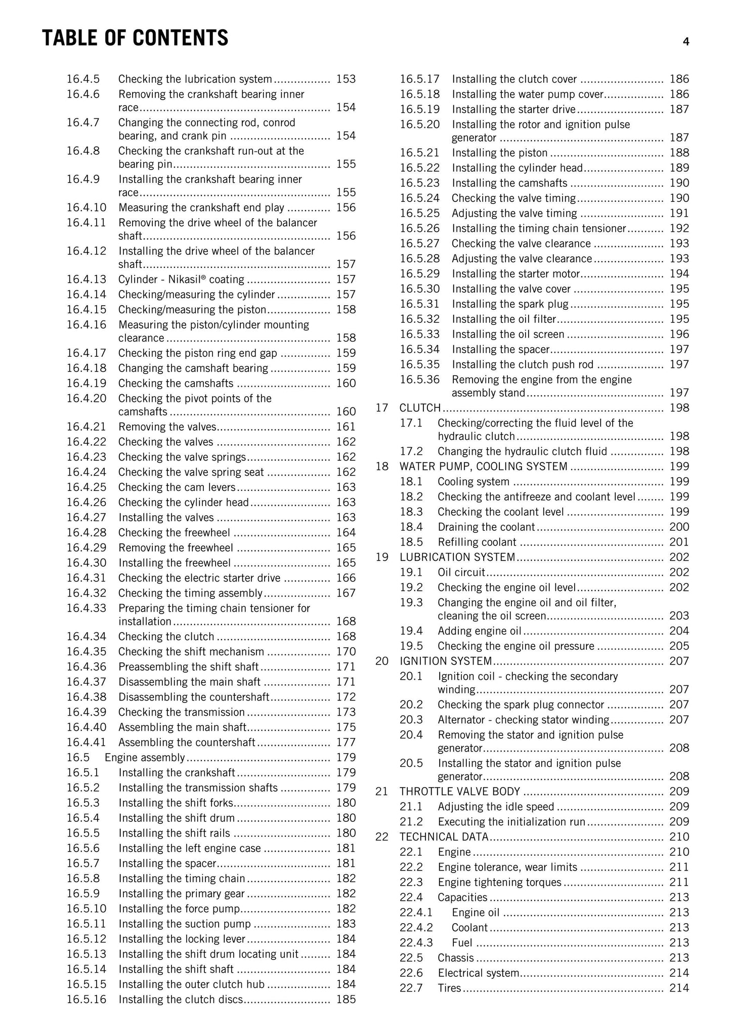 KTM 2014 - 350 SX-F XC-F - Service Workshop Repair Manual
