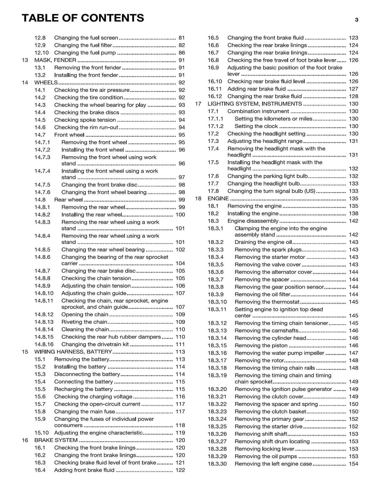Husqvarna 2016 - 701 Enduro - Service Workshop Repair Manual