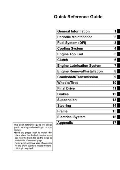 Kawasaki Ninja ZX-10R - 2004 2005 - Workshop Service Repair Manual