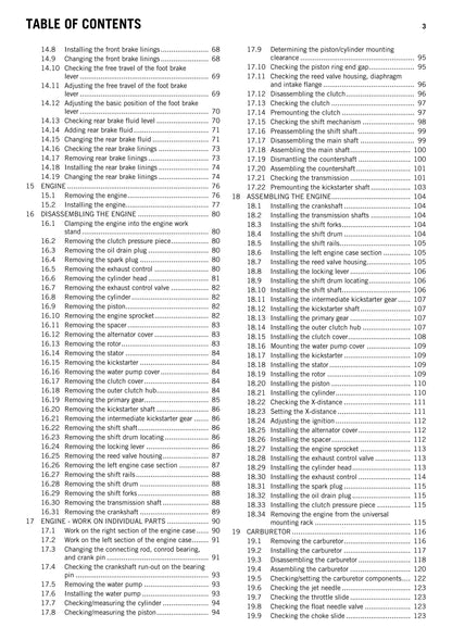 KTM 2010 - 65 SX - Workshop Service Repair Manuals