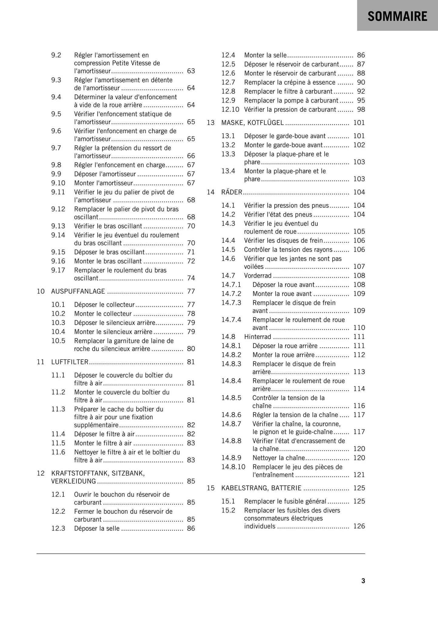 French Language - Ktm 2022 - 250 EXC-F Six Days - Manuel De Reparation -  Service Workshop Repair Manual