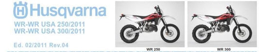 Husqvarna 2011 - WR 250 300 Parts manual