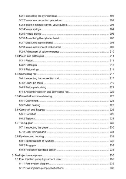 Yanmar Marine Diesel Engine - 6LY3 ETP STP UTP Service Workshop Repair Manual