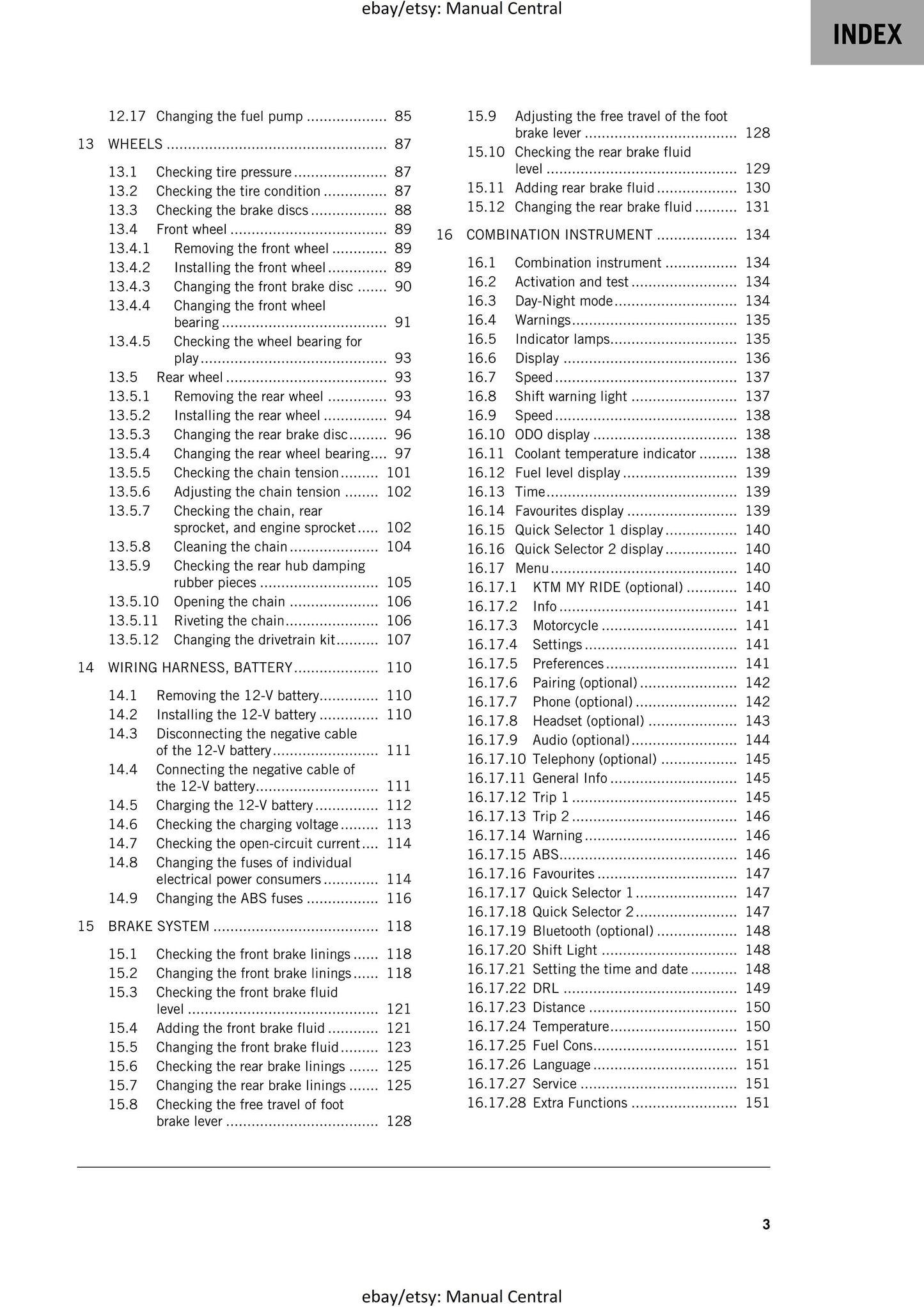 PDF - KTM 2020 - 390 Duke - Service Workshop Repair Manual