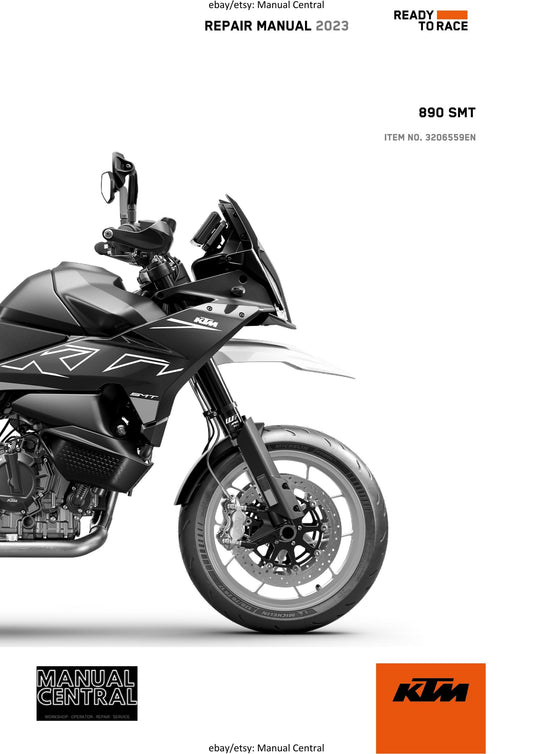 KTM 2023 - 890 SMT - Service Workshop Repair Manual