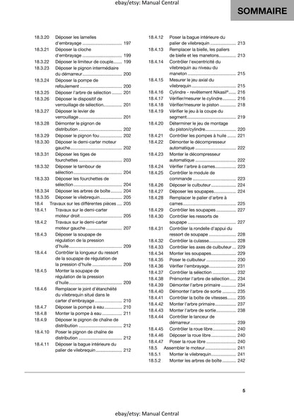 PDF - French Language - Husqvarna 2021 - FE 450 501 501s - Manuel De Reparation
