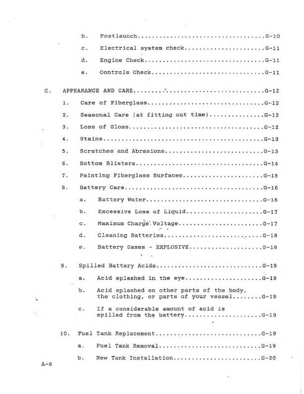 Bertram 285 - Owners Manual