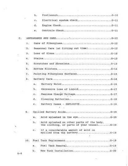 Bertram 285 - Owners Manual