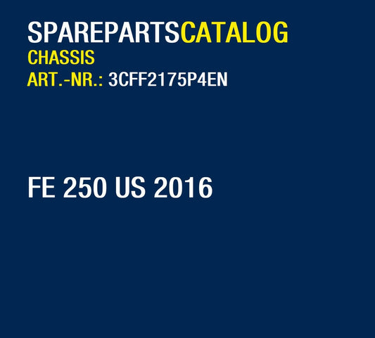Husqvarna 2016 FE 250 US- Parts Manual Catalog