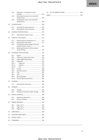 GasGas 2023 - MC 250F Factory Edition - Service Workshop Repair Manual