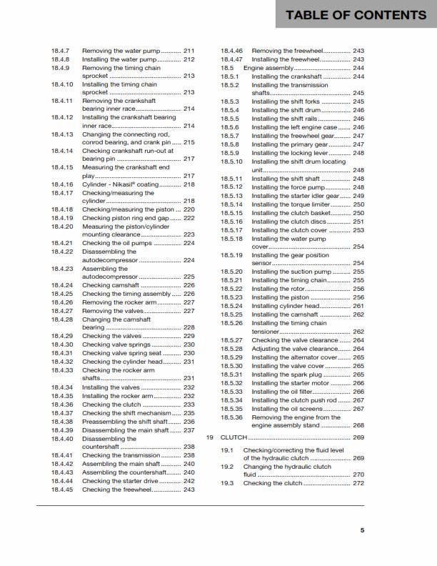 Husqvarna 2017 - FE 450 501 - Service Workshop Repair Manual
