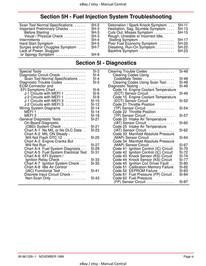 Mercury Mercruiser Service Manual 25 - Marine Engines GM V-6 262 CID 4.3L