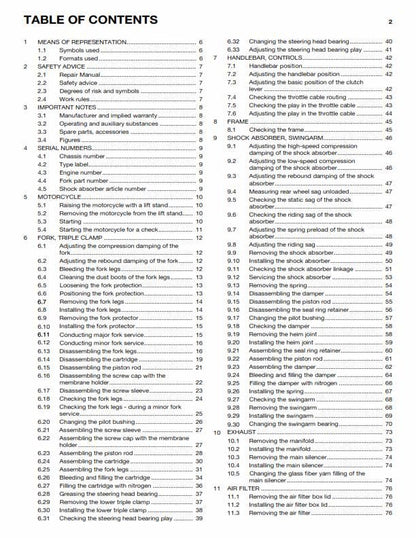 Husqvarna 2014 - FC 450 - Service Workshop Repair Manual