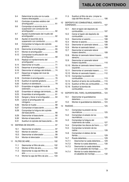 Spanish Language - Husqvarna 2022 - 701 Enduro EU Edition - Manual de Reparacion