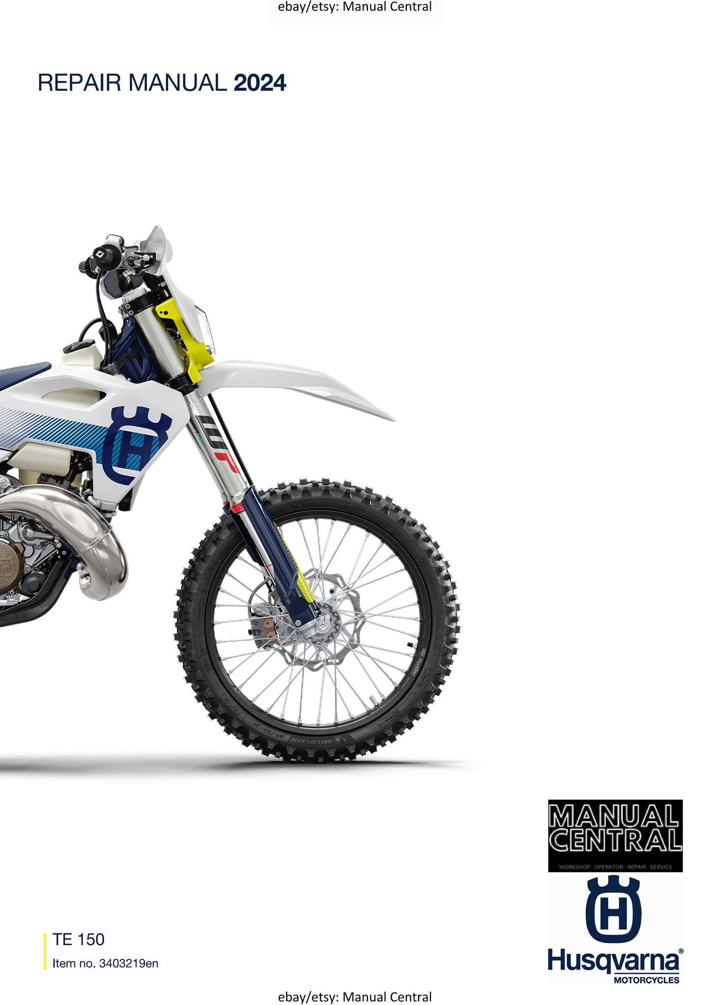 Husqvarna 2024 - TE 150 - Service Workshop Repair Manual