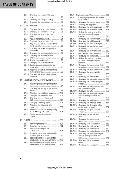 KTM 2018 - 1290 Super Duke GT - Service Workshop Repair Manual