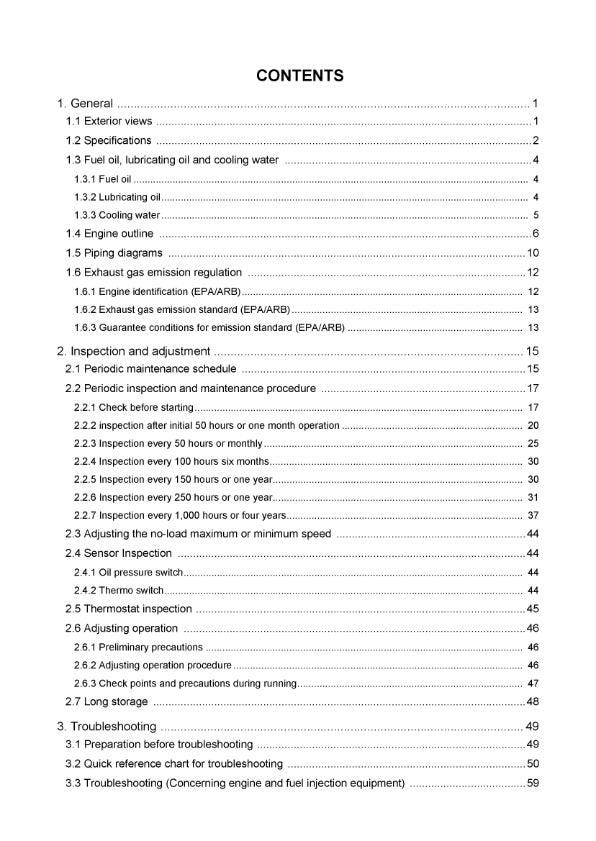 Yanmar Marine Diesel Engine -  3YM30 3YM20 2YM15 - Service Repair Workshop Manual