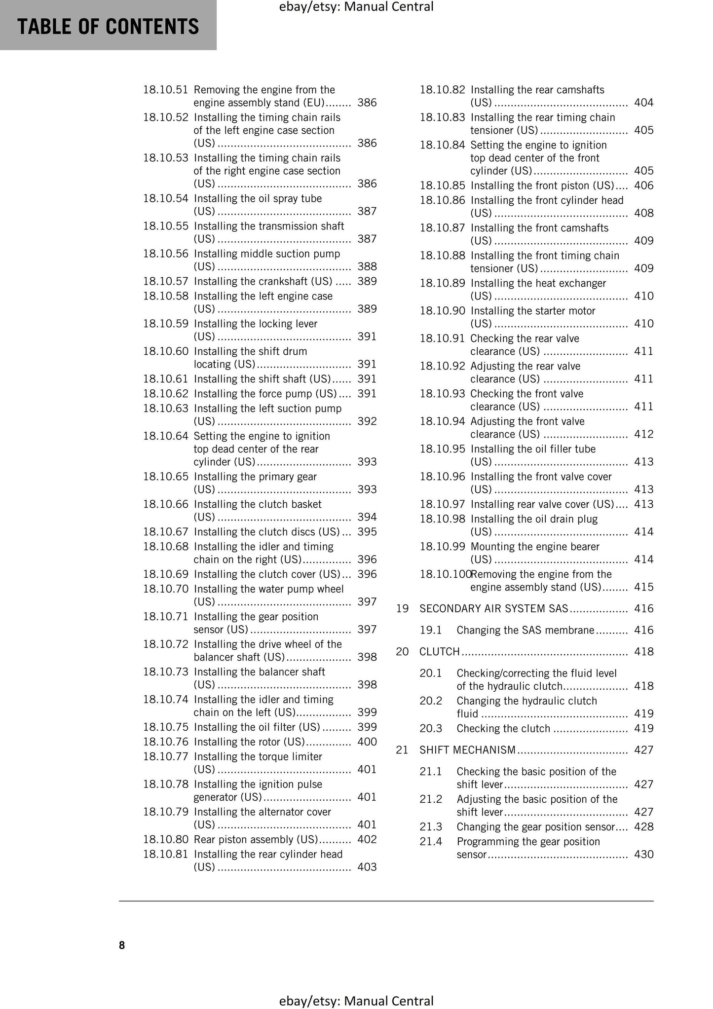 KTM 2017 - 1290 Super Adventure T - Service Workshop Repair Manual