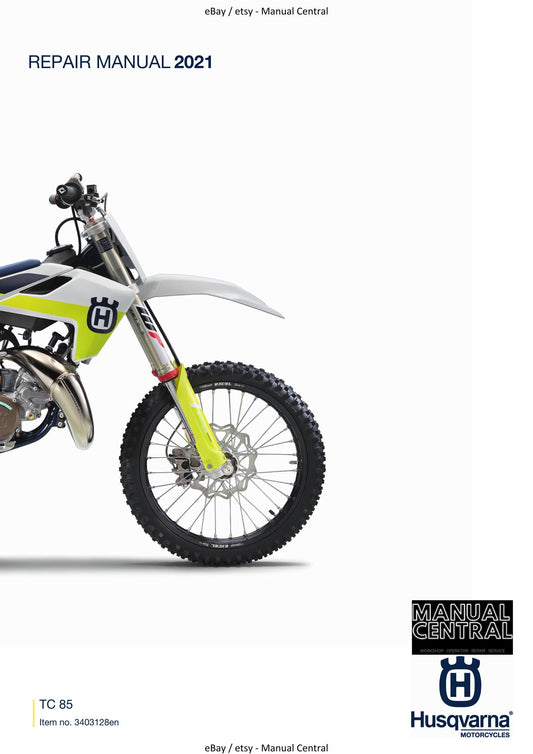 Husqvarna 2021 - TC 85 19/16 17/14 - Workshop Service Repair Manual