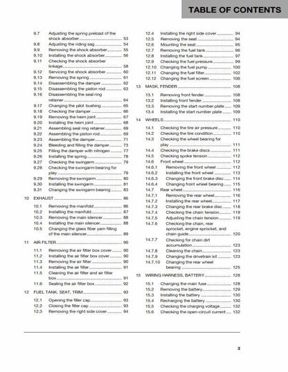 Husqvarna 2016 - FC 450 - Service Workshop Repair Manual