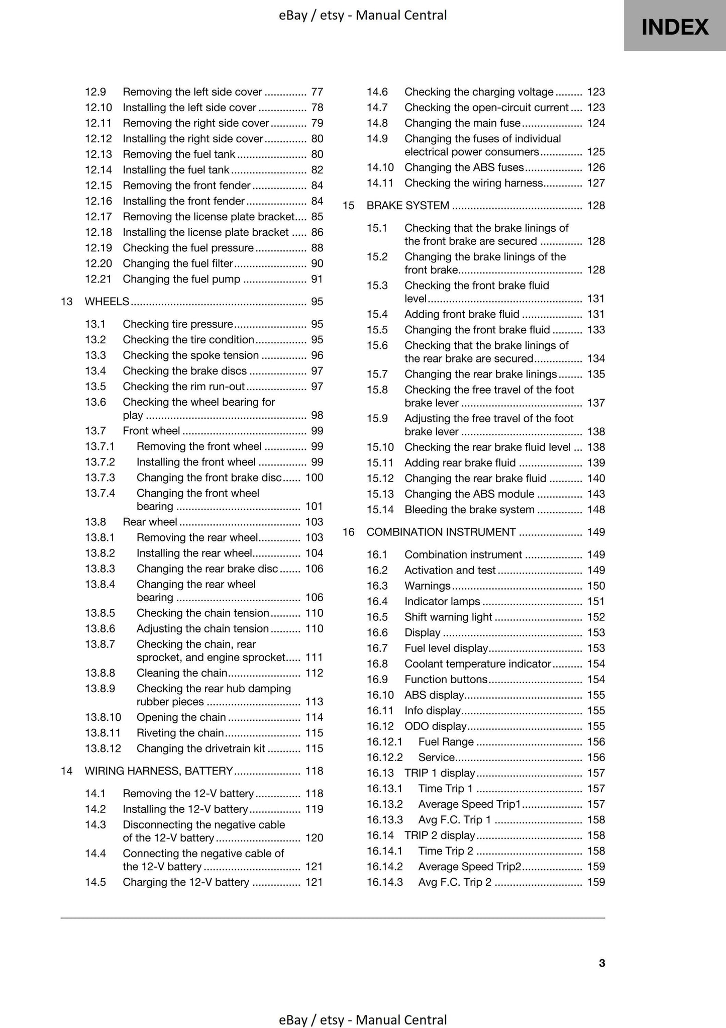 Husqvarna 2023 - Svartpilen 125 - Service Workshop Repair Manual