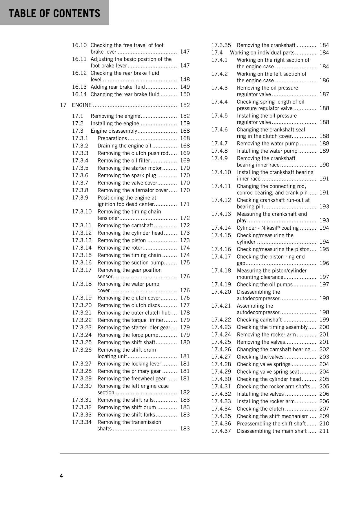 KTM 2016 - 450 SX-F Factory Edition - Service Workshop Repair Manual