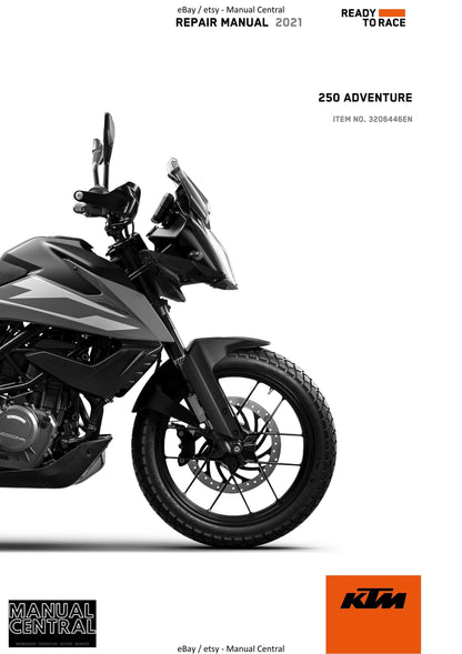 KTM 2021 - 250 Adventure - Service Workshop Repair Manual