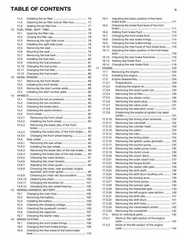 Husqvarna 2014 - FC 450 - Service Workshop Repair Manual