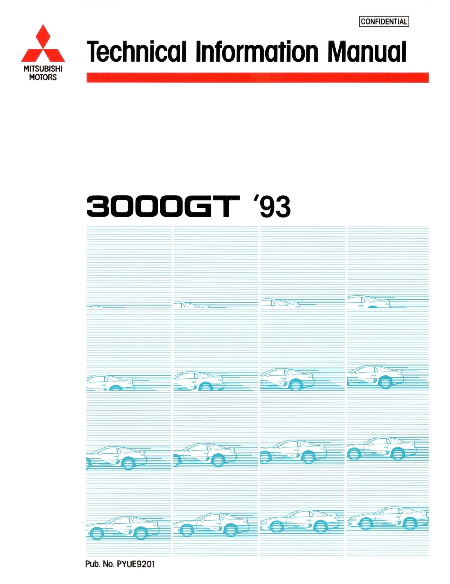 Mitsubishi 3000 GT 1993 - Technical Information Manual