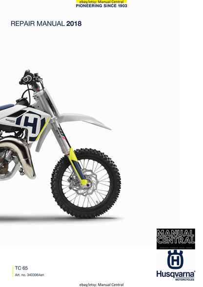 Husqvarna 2018 - TC 65 - Workshop Service Repair Manual