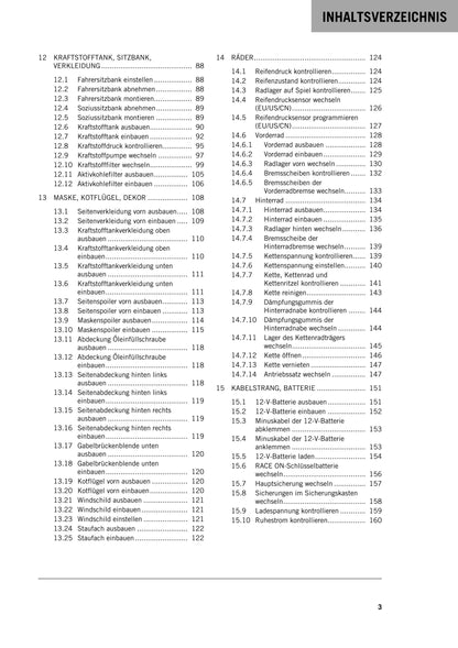 German Language - KTM 2022 - 1290 Super Advenutre S - Reparaturanleitung - Workshop Service Repair Manual