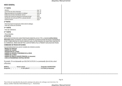 PDF - Astra HD8E Euro 3 MY08 - Catalogo Parti Di Ricambio, Spare Parts Catalogue, Catalogue De Pieces Detachees