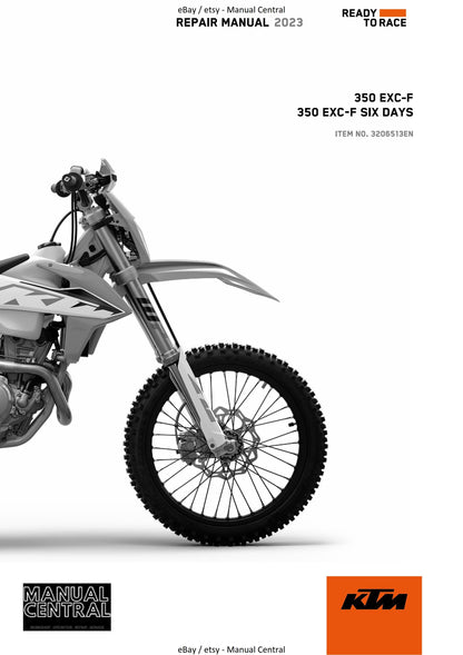 KTM 2023 - 350 Exc-f Six Days - Service Workshop Repair Manual